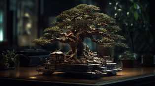 Бонсай: искусство миниатюрных деревьев красоты и гармонии
